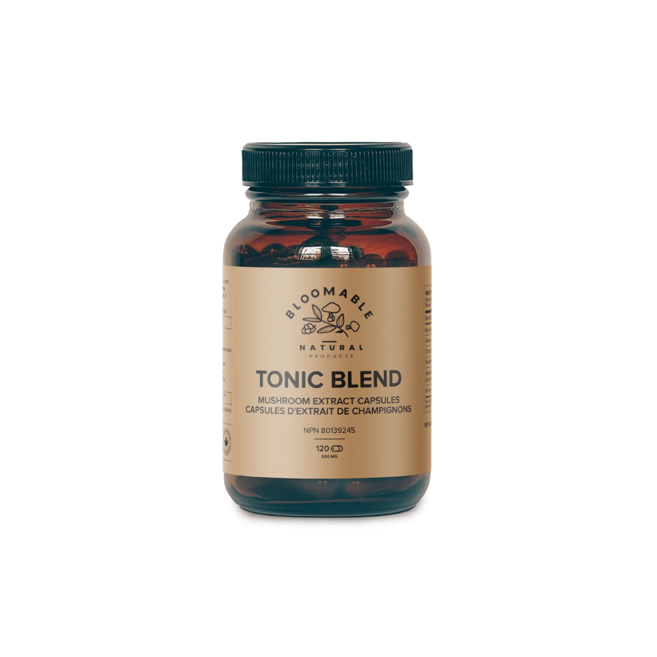 Bloomable Tonic Blend - Mushroom Extract Capsules 500mg (120 capsules)