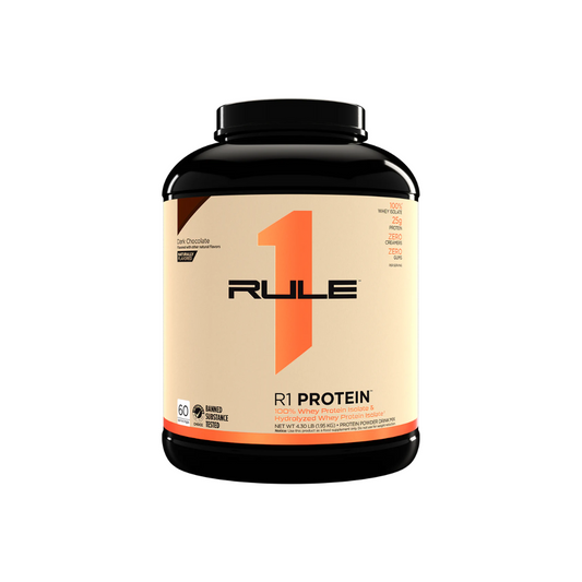 Rule1 R1 Protein Isolate Naturally Flavored Dark Chocolate