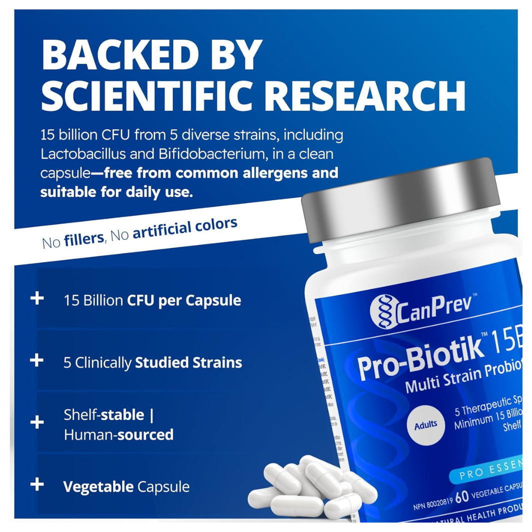 CANPREV PRO-BIOTIK 15B (60 V-CAPS)