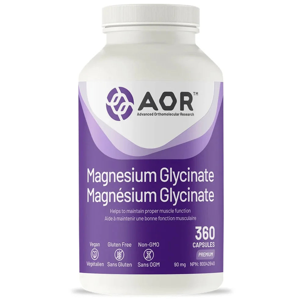 AOR Magnesium Glycinate (360 Caps)