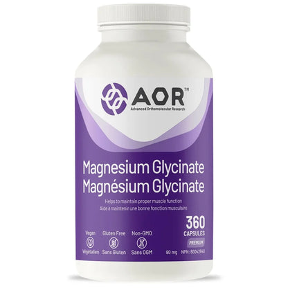 AOR Magnesium Glycinate (360 Caps)