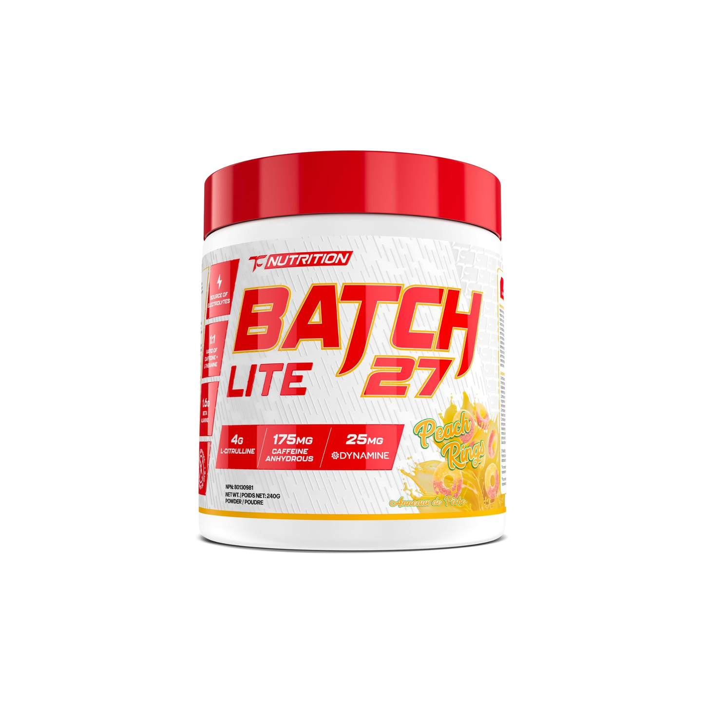 TC Nutrition Batch 27 Lite Preworkout