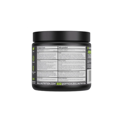Bull Nutrition L-Citrulline Unflavoured 100 Servings - Vegan and Non-GMO