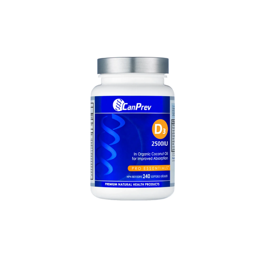 CanPrev Vitamin D3 2500 IU 240 Softgels