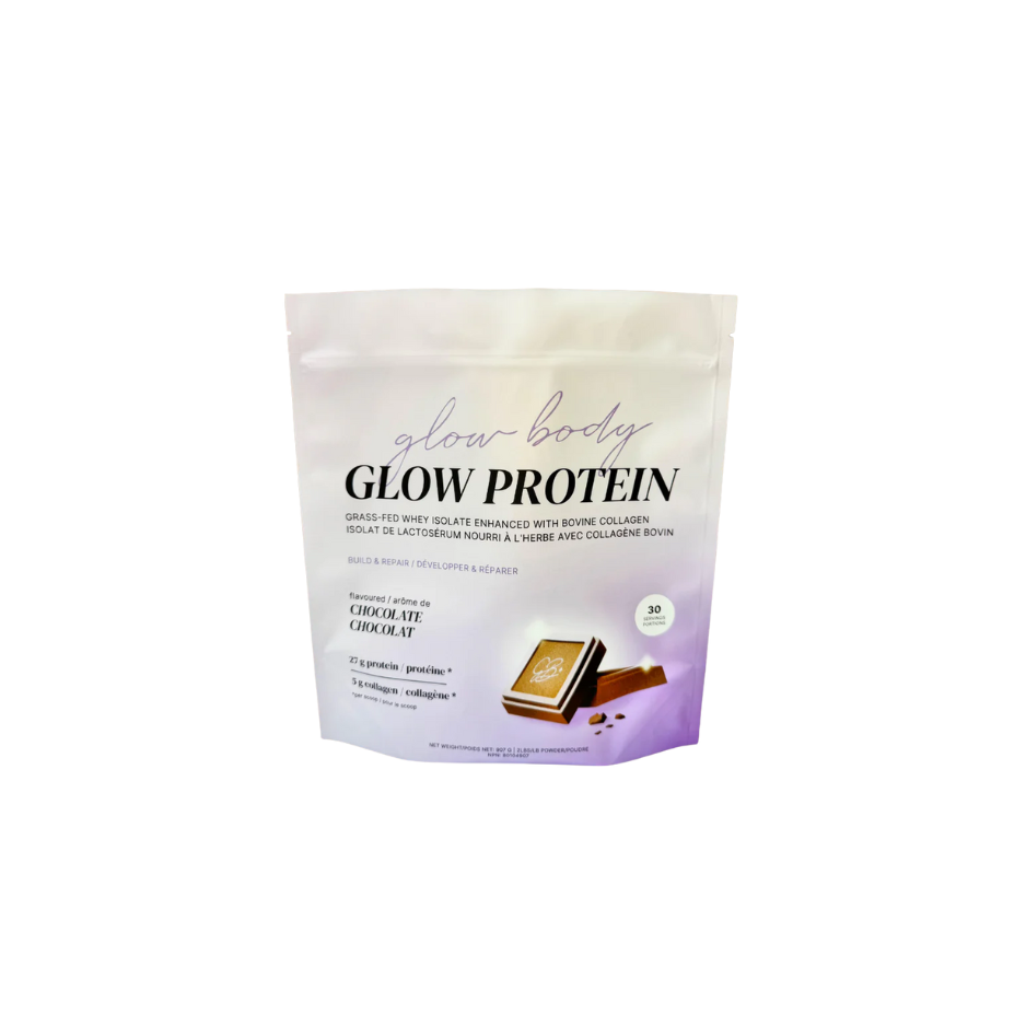 Glow Body Grass-Fed Whey Isolate + Collagen 907g