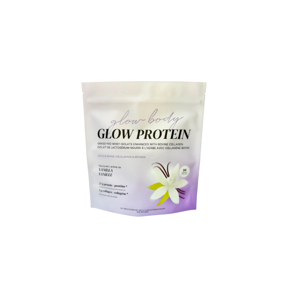 Glow Body Grass-Fed Whey Isolate + Collagen 907g