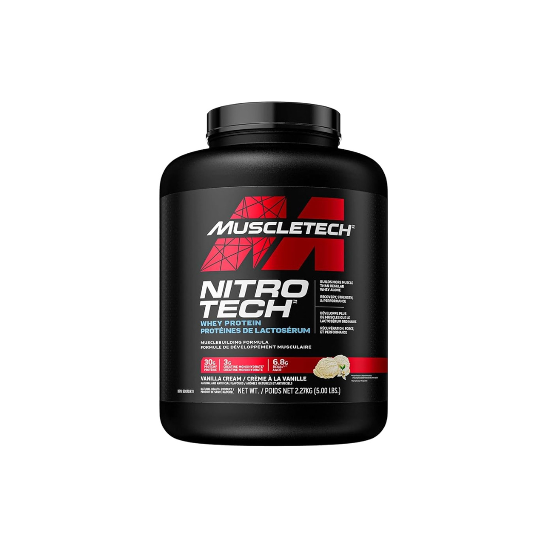 Muscletech Nitrotech Whey Protein Vanilla Cream 