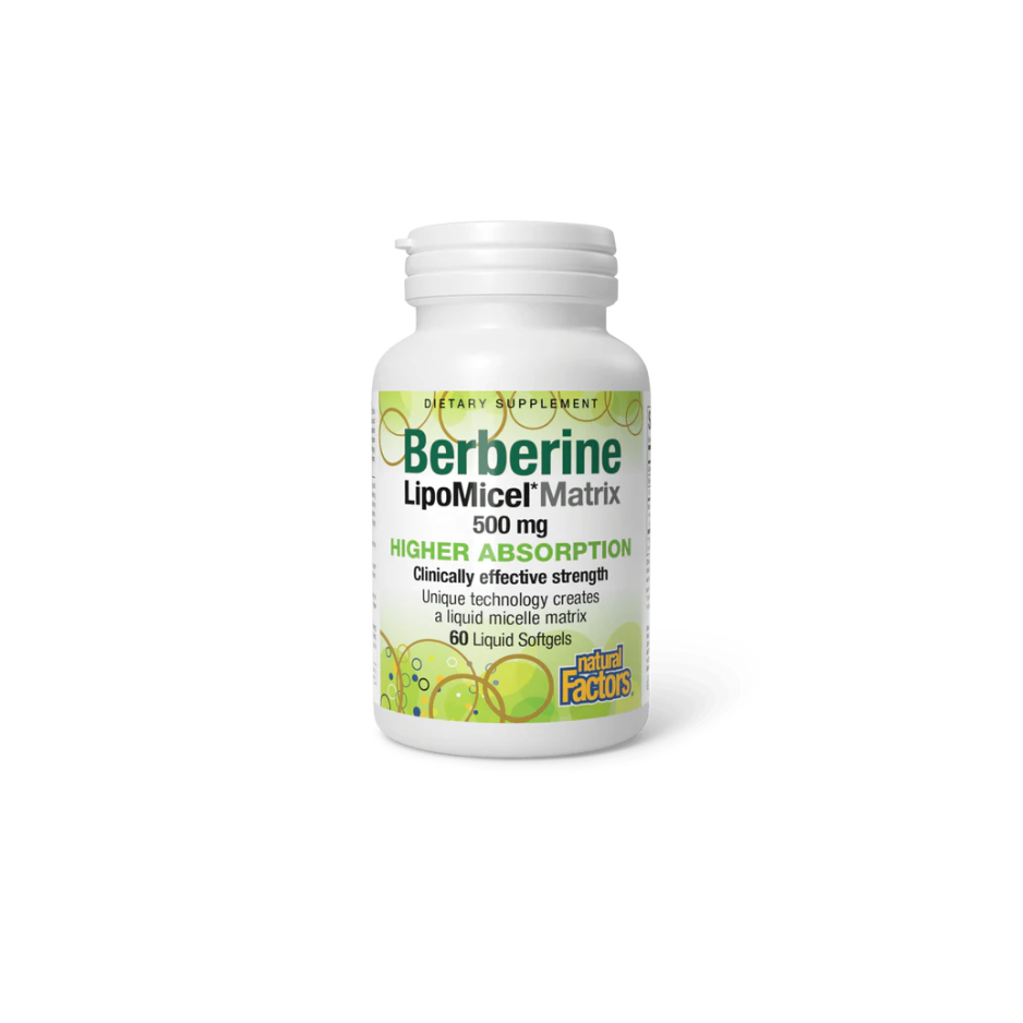 Natural Factors Berberine LipoMicel (60 Tabs)