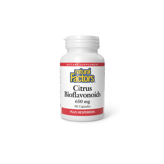 Natural Factors Citrus Bioflavonoids plus Hesperidin 650mg (90 Caps)
