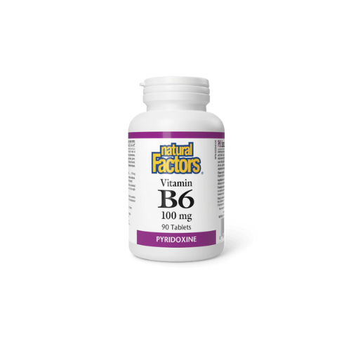 Natural Factors Vitamin B6 100 mg, 90 Caps
