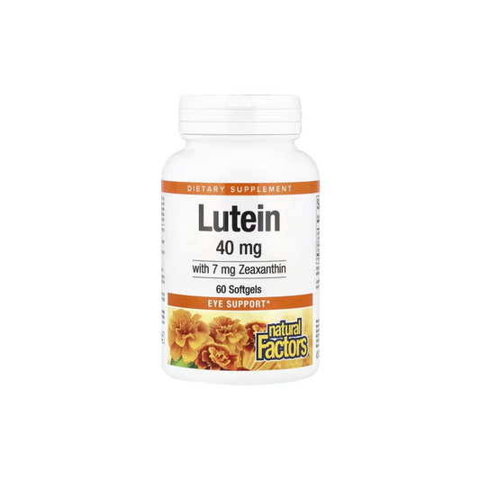 Natural Factors Lutein 40 mg with 7 mg Zeaxanthin (60 Tabs)