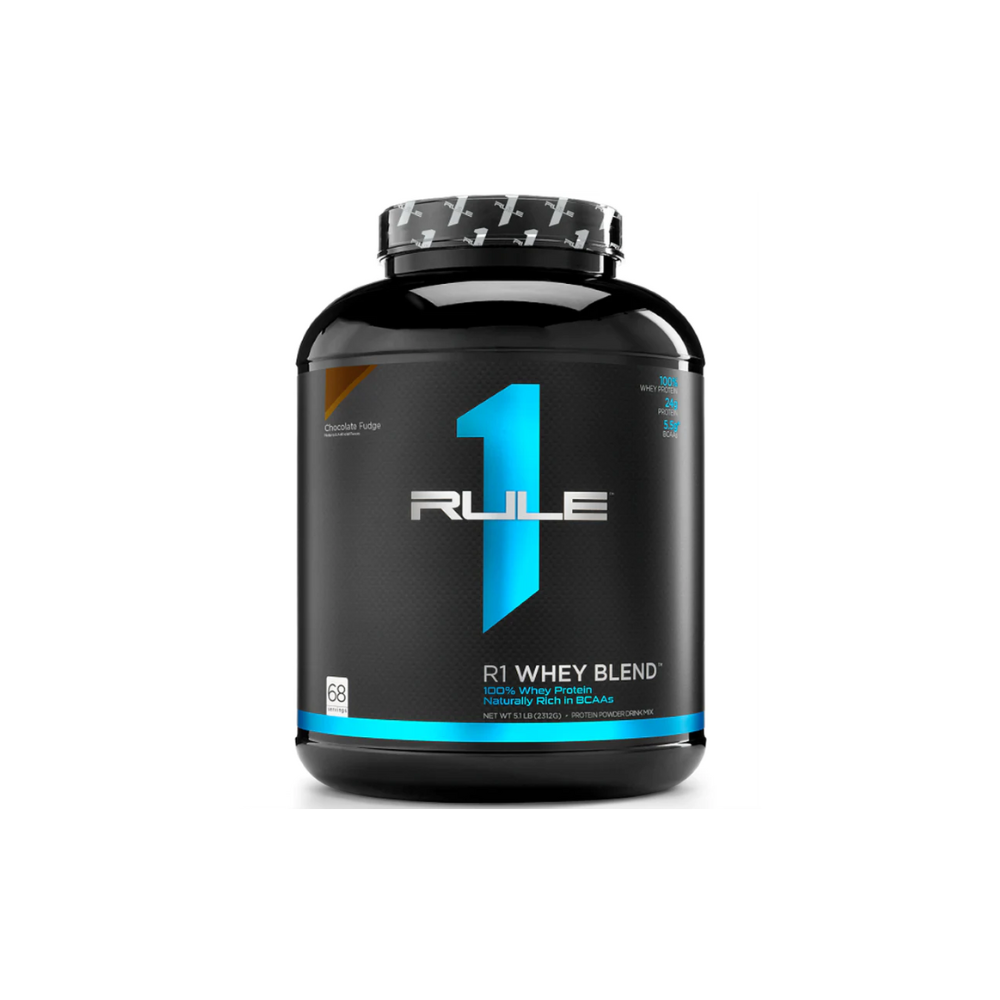 Rule1 R1 Whey Blend Protein Chocolate Fudge