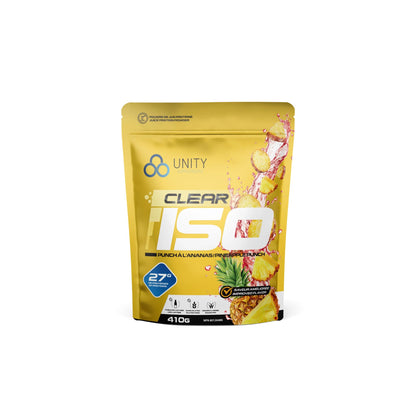 Unity Clear ISO Protein Powder – 410 g Isolat de lactosérum clair