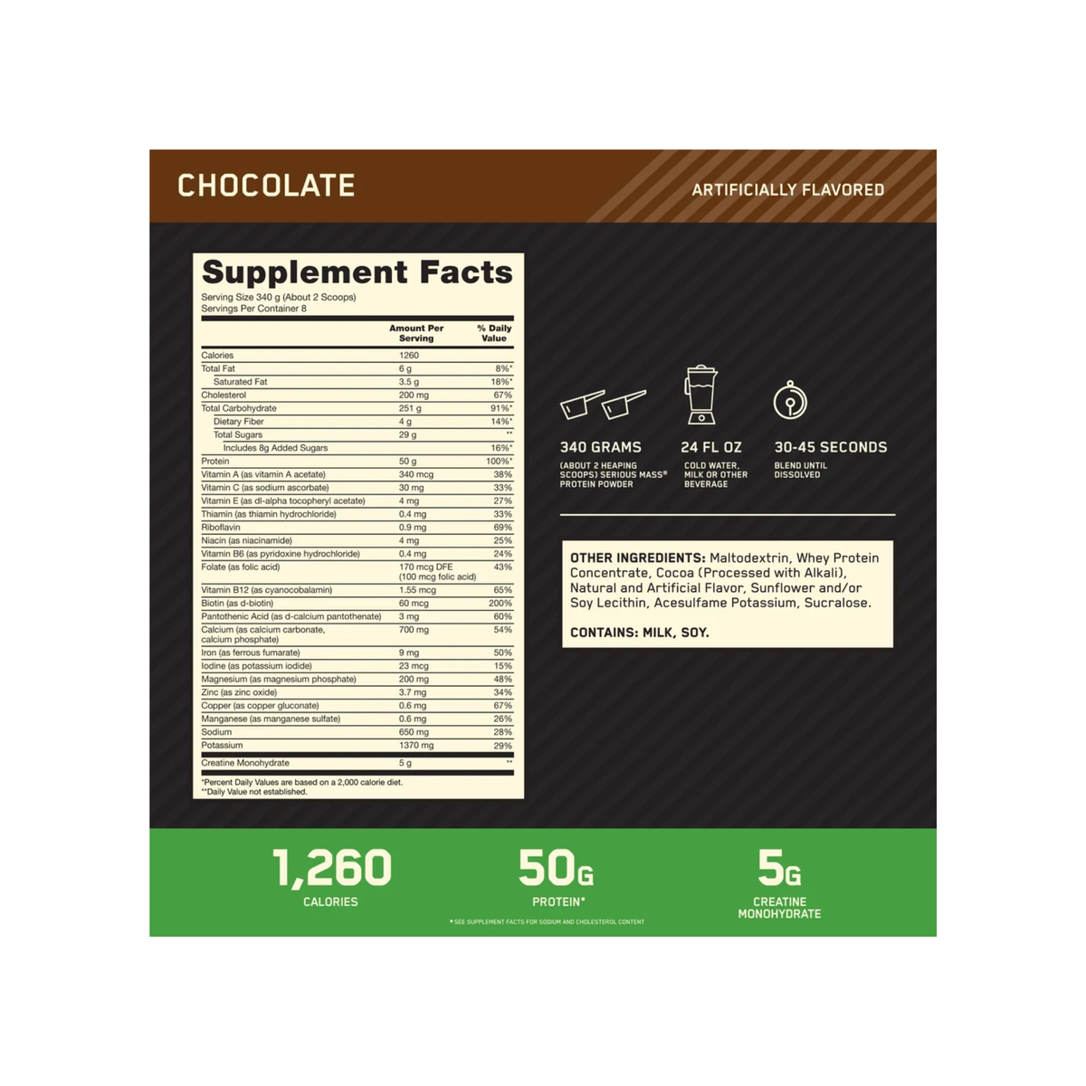 Optimum Nutrition Serious Mass