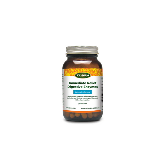 FLORA Immediate Relief Digestive Enzymes 60caps