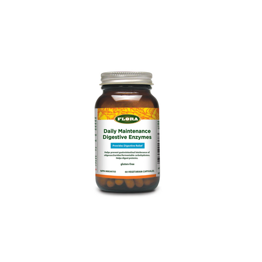 FLORA Daily Maintenance Digestive Enzymes 120caps