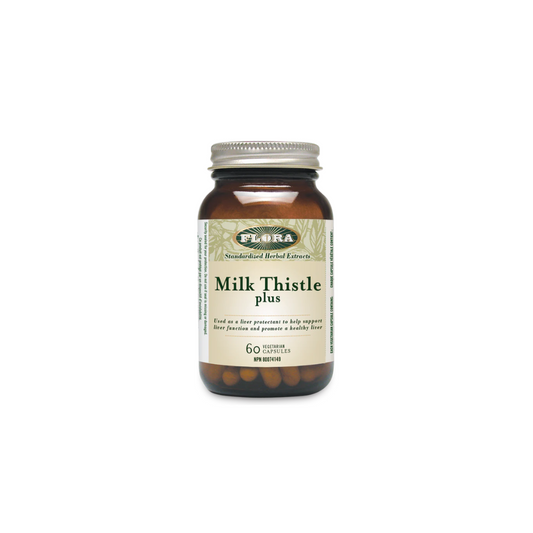 FLORA Milk Thistle Plus- 250mg extract 60caps