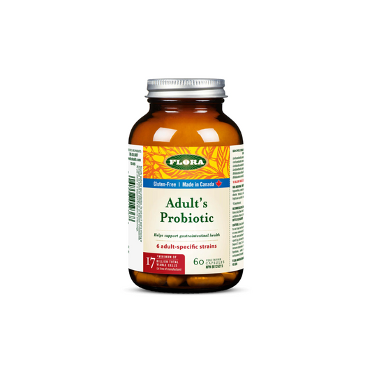 FLORA Adults Probiotic-17 billion viable cells 60caps