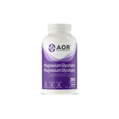 AOR Magnesium Glycinate (360 Caps)