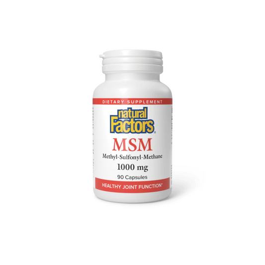 Natural Factors MSM Methyl-sulfonyl-methane 1000 mg