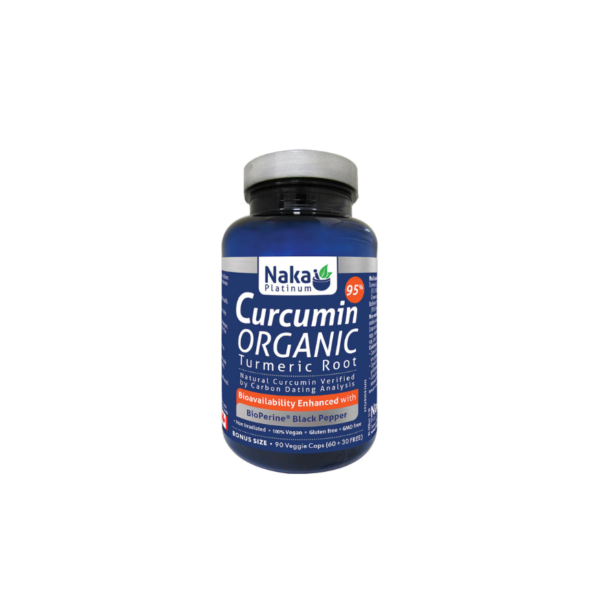 Naka Platinum ORGANIC Curcumin 95% - 90caps