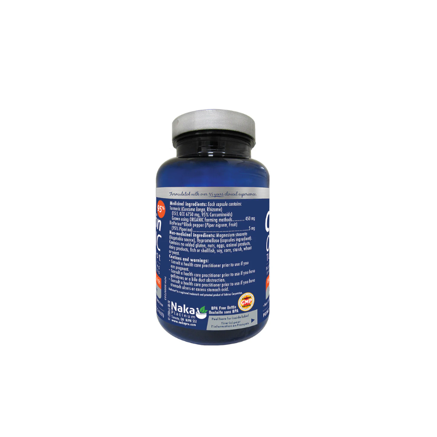 Naka Platinum ORGANIC Curcumin 95% - 90caps