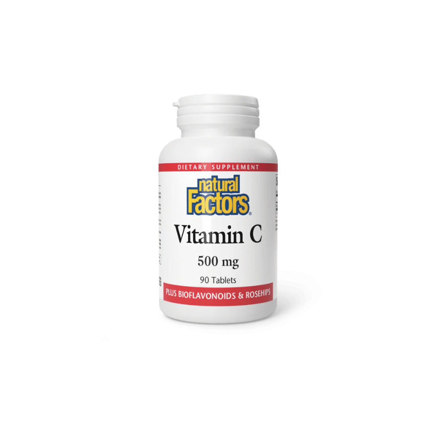 Natural Factors Vitamin C 500mg W/Rose