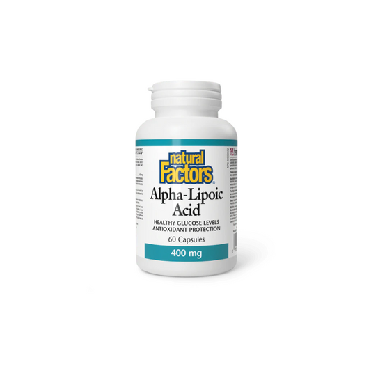 Natural Factors Alpha-Lipoic Acid 400 mg (60 Caps)